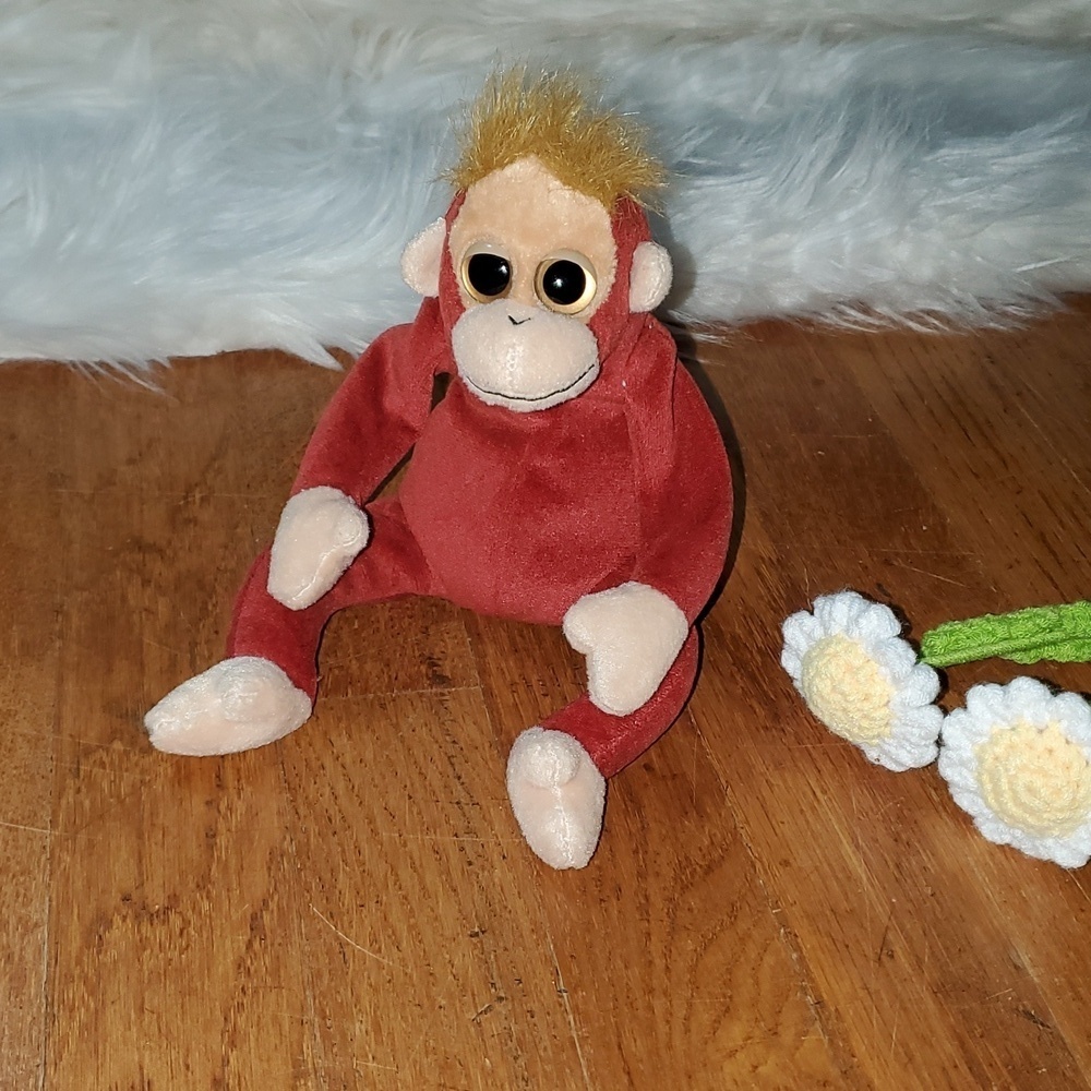 Ty Beanie Schweetheart Stuffed Monkey